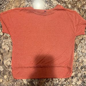 Orange dressy t-shirt